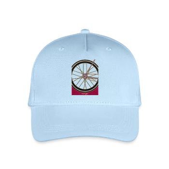 Single Speed Fahrrad - Kinder Bio Basecap - Hellblau - Vorne