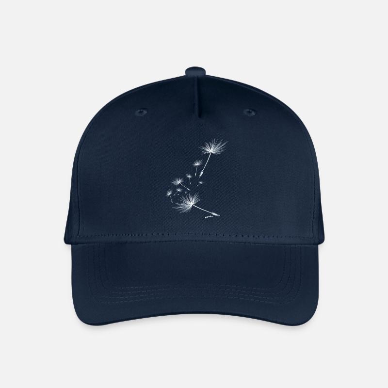 Pusteblume Design 2 - Kinder Bio Basecap - Navy