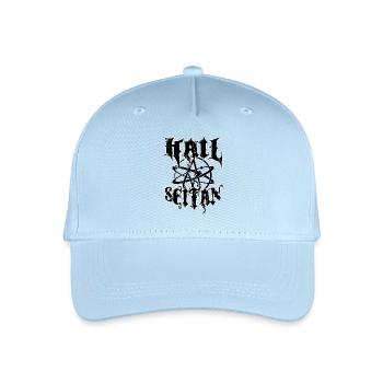 Hail Seitan - Vegan Atheist - Kinder Bio Basecap - Hellblau - Vorne