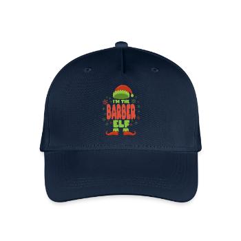 Friseur Weihnachtself - Kinder Bio Basecap - Navy - Vorne