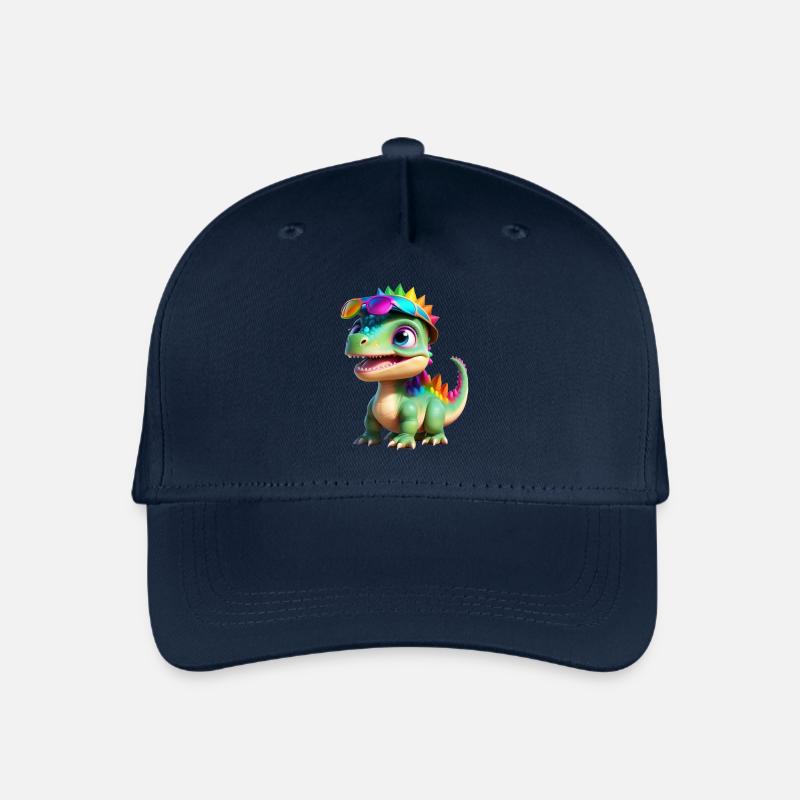 Dinosaur - Organic Kids’ Baseball Cap - navy