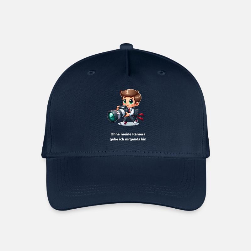 Hobby Fotograf - Kinder Bio Basecap - Navy