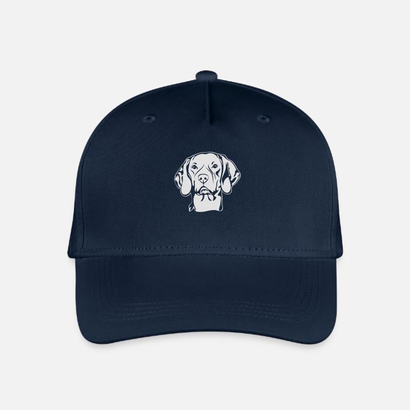 MAGYAR VIZSLA PORTRAIT - Kinder Bio Basecap - Navy