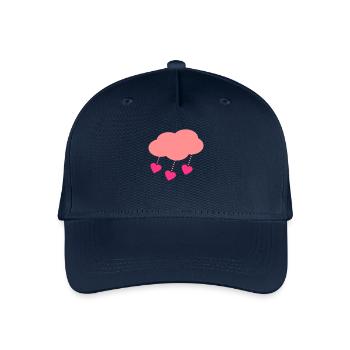 love_rain_2c - Organic Kids’ Baseball Cap - navy - Front