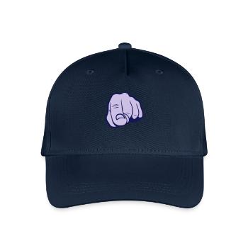 main doigt hand finger montre pointe 230 - Casquette de baseball bio Enfant - marine - Devant