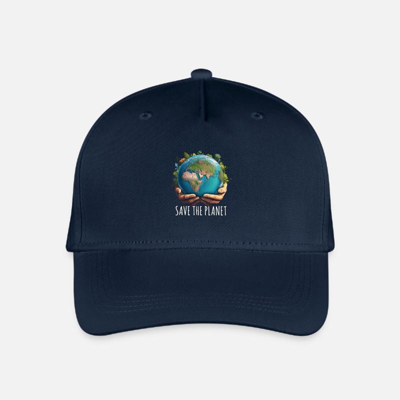 SAVE THE PLANET - Kinder Bio Basecap - Navy