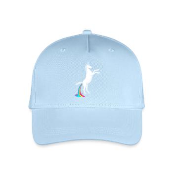 Unicorn Poop - Organic Kids’ Baseball Cap - light blue - Front