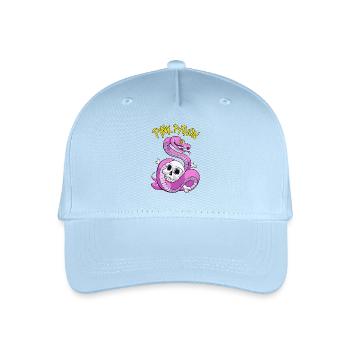 Pink Python - Kinder Bio Basecap - Hellblau - Vorne