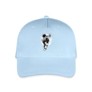 Skating Astronaut - Kinder Bio Basecap - Hellblau - Vorne