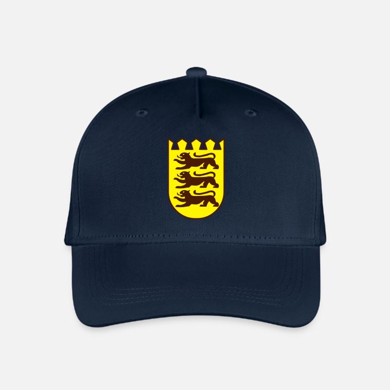 Baden-Württemberg wappen - Kinder Bio Basecap - Navy