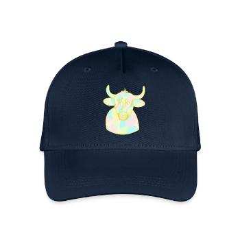 Opal Cuddle Bull - Organic Kids’ Baseball Cap - navy - Front