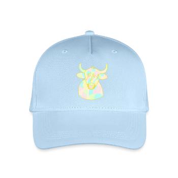 Opal Cuddle Bull - Organic Kids’ Baseball Cap - light blue - Front