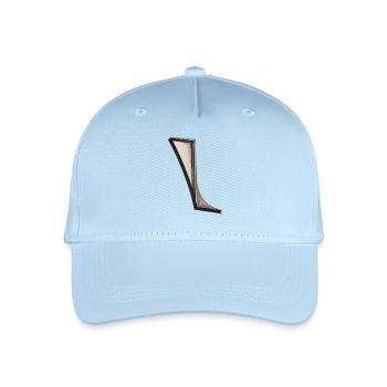 Conception esthétique, dessin au trait, architecture - Casquette de baseball bio Enfant - bleu clair - Devant