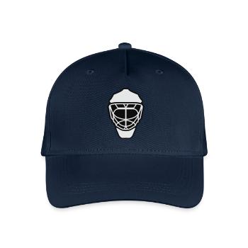 Hockey Masque neutre bicolore - Casquette de baseball bio Enfant - marine - Devant