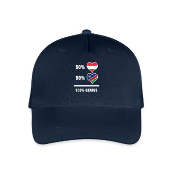 Austria and Namibia brilliant / Gift - Organic Kids’ Baseball Cap - navy - Front