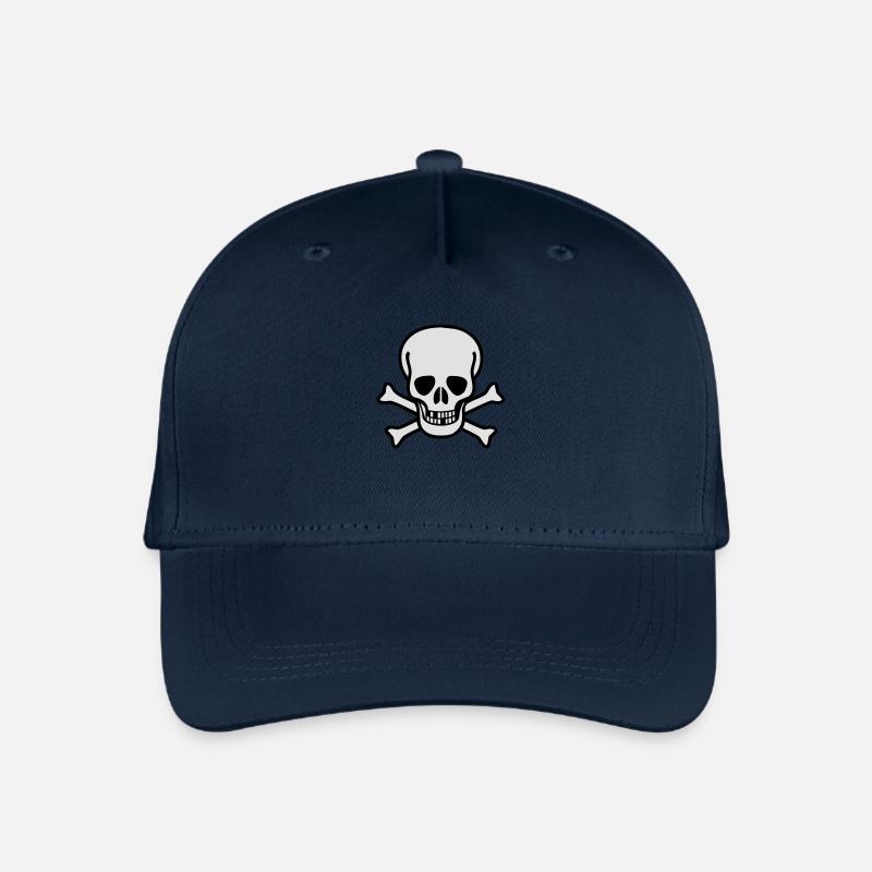 Skull - Kinder Bio Basecap - Navy