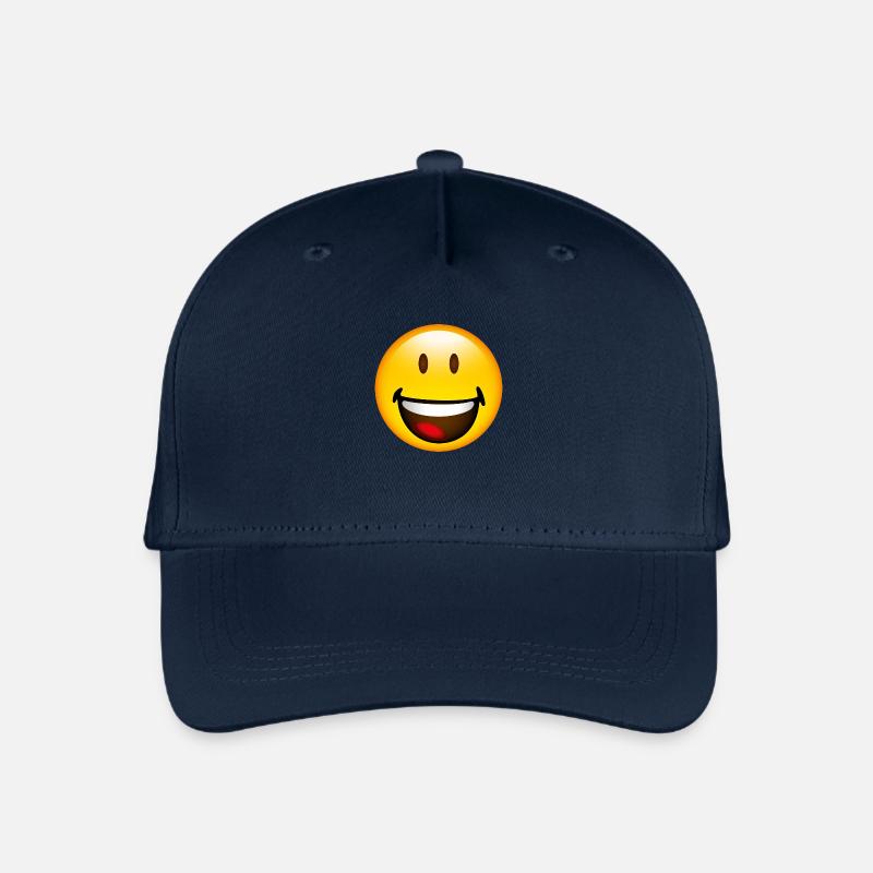 Smiley Laugh - Kinder Bio Basecap - Navy