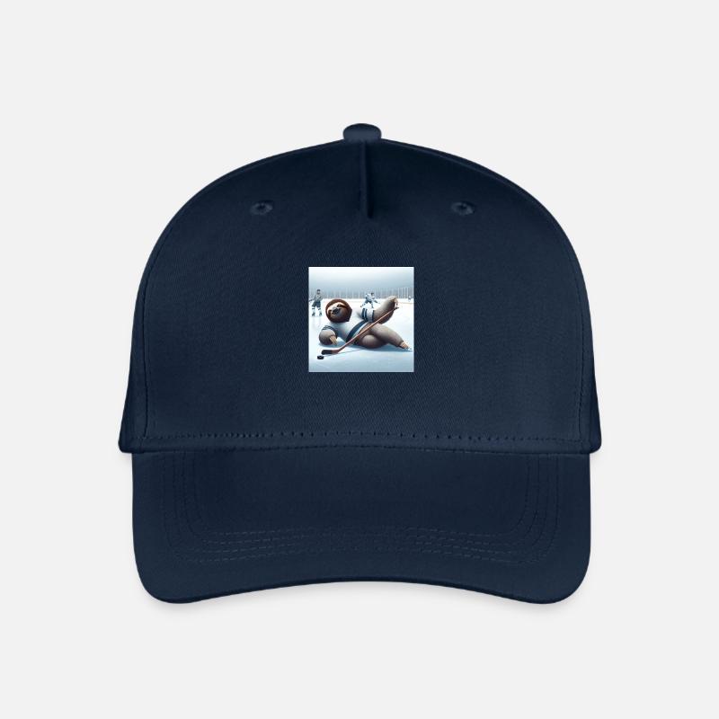 Sloth Wanderer Eishockey - Kinder Bio Basecap - Navy