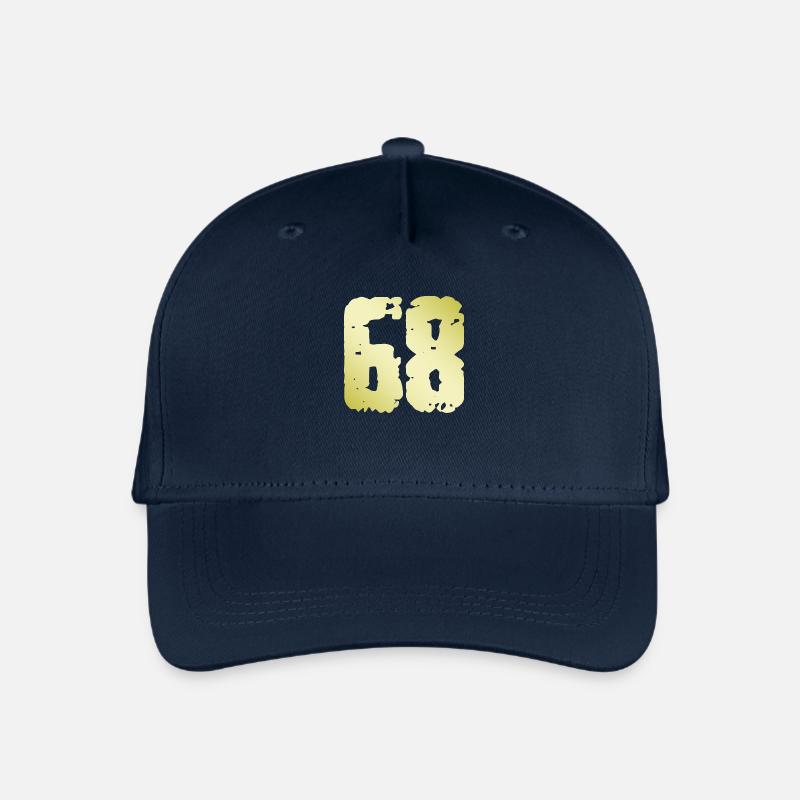 68 Zahl Vintage - Kinder Bio Basecap - Navy