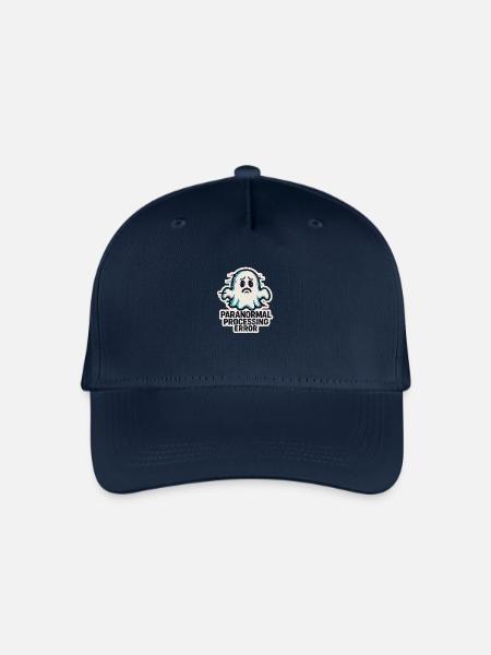 Paranormal Processing Error - Glitchy Ghost - Kinder Bio Basecap - Navy