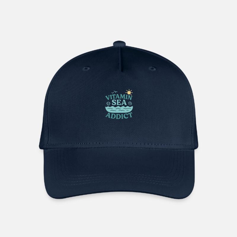 Vitamin Sea Addict - Kinder Bio Basecap - Navy