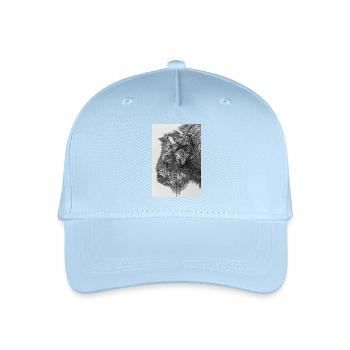 Wisent bw D4N3127 - Kinder Bio Basecap - Hellblau - Vorne