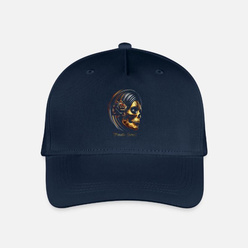 Santa Muerte - Kinder Bio Basecap - Navy