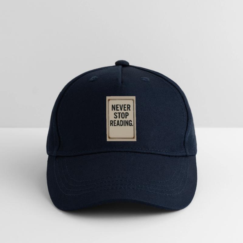 Never stop reading Organic Kids’ Baseball Cap