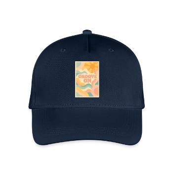 Groove on - Casquette de baseball bio Enfant - marine - Devant