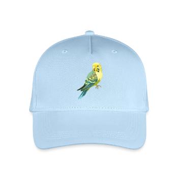 Perruche ondulée - Casquette de baseball bio Enfant - bleu clair - Devant