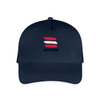 Austria - Organic Kids’ Baseball Cap - navy - Front