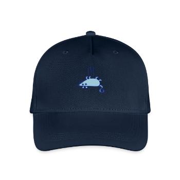A dead mouse - Organic Kids’ Baseball Cap - navy - Front