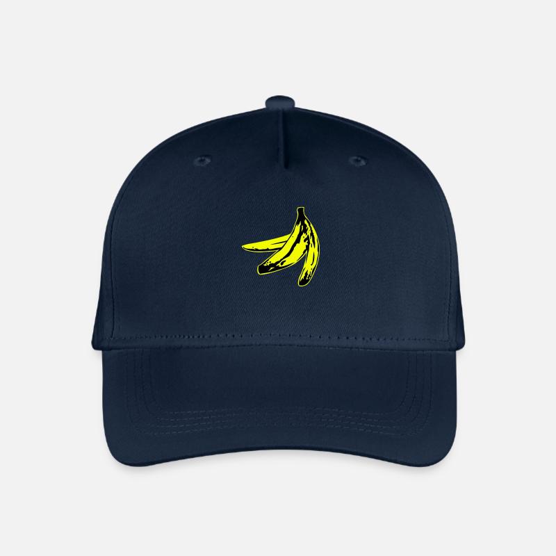 warholish banana peel - Kinder Bio Basecap - Navy