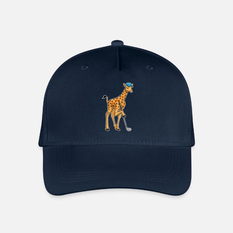 Giraffe Golf Golfschläger - Kinder Bio Basecap - Navy