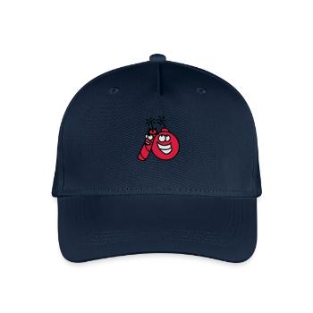 explosive - Organic Kids’ Baseball Cap - navy - Front