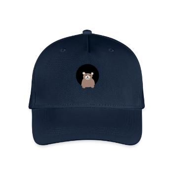 bear - Organic Kids’ Baseball Cap - navy - Front