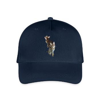 Tabby - Organic Kids’ Baseball Cap - navy - Front