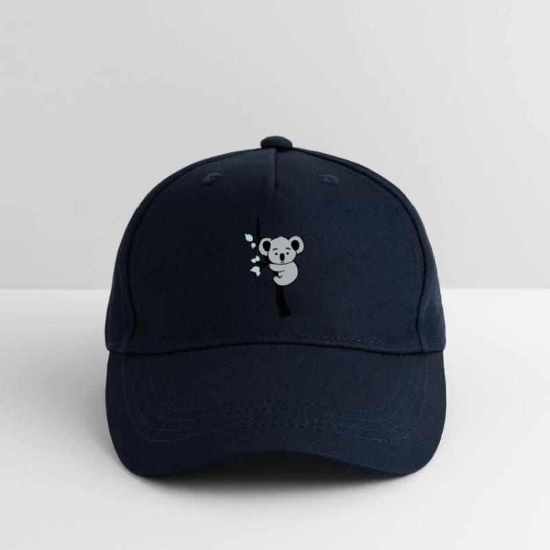 Koala Bear Comic Tree Organic Kids’ Baseball Cap