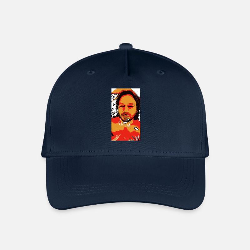 Selbstporträt, HA HA! - Kinder Bio Basecap - Navy