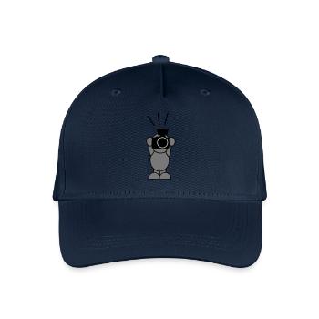 little photographer - Organic Kids’ Baseball Cap - navy - Front