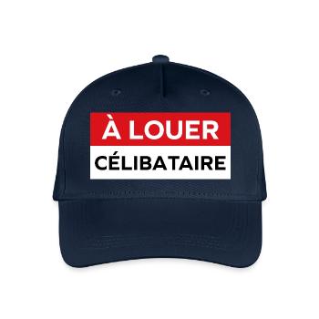 bachelor - Organic Kids’ Baseball Cap - navy - Front