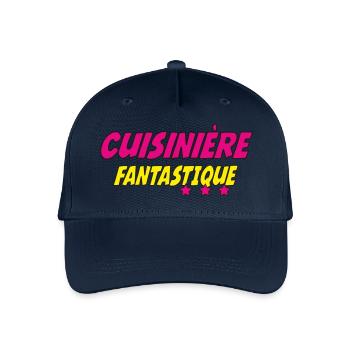 Cuisinière FANTASTIQUE - Casquette de baseball bio Enfant - marine - Devant