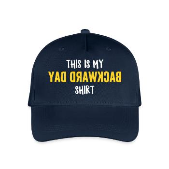 This Is My Backwards Day Shirt - Organic Kids’ Baseball Cap - navy - Front
