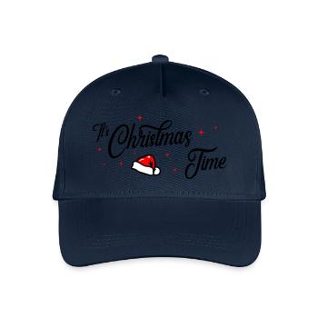 Période de Noël - Casquette de baseball bio Enfant - marine - Devant