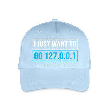 Network Engineer Programmer Computer Scientist - Organic Kids’ Baseball Cap - light blue - Front