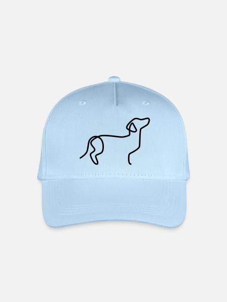 Dackel - Kinder Bio Basecap - Hellblau
