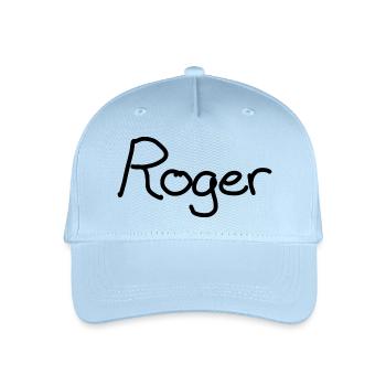Roger - Kinder Bio Basecap - Hellblau - Vorne