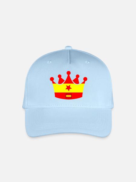 Spanien Krone - Kinder Bio Basecap - Hellblau