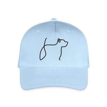 West Higland Terrier - Kinder Bio Basecap - Hellblau - Vorne
