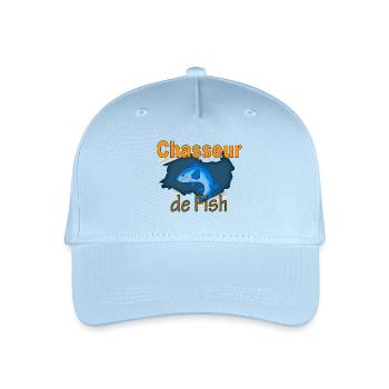 Fischjäger - Kinder Bio Basecap - Hellblau - Vorne